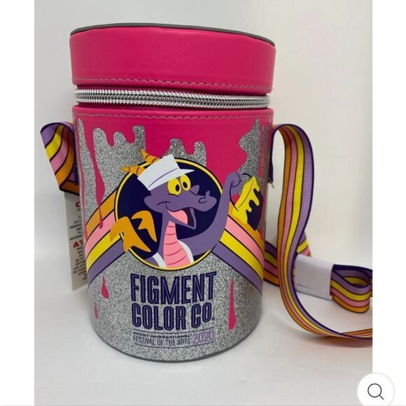 Disney Parks 2020 Epcot Festival of the Arts Figment Crossbody Purse New - Picture 1 of 8